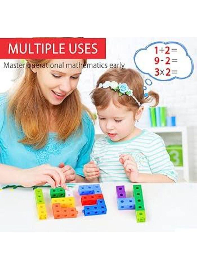 Educational building blocks - fun and learning at the same time! An ideal toy for children to develop fine motor skills, concentration, and creativity. Bright colors attract children and aid visual learning - can be used for counting, color recognition, or even creating fun shapes and objects! Suitable for ages 3 and up - a great choice as a fun educational gift! - Image 3